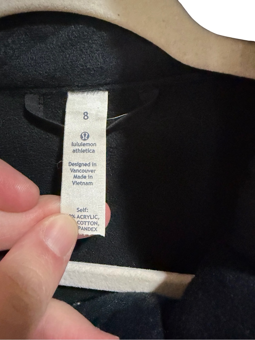 ✨‎ Lululemon Audrey Tweed Bomber Jacket Gray Tweed Zip Front Size 8 - Picture 10 of 13